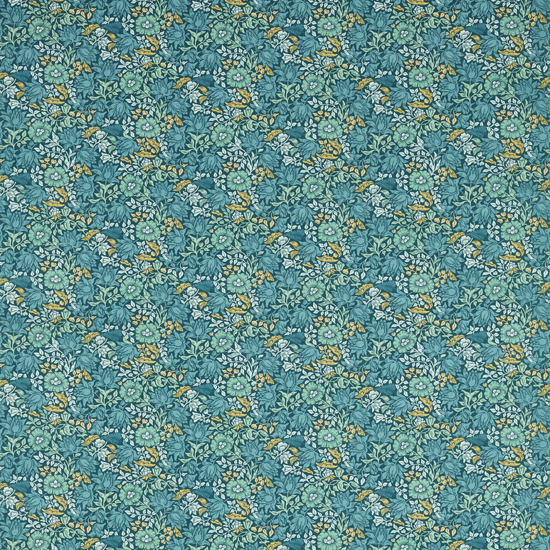 Clarke &amp; Clarke Mallow Teal Fabric