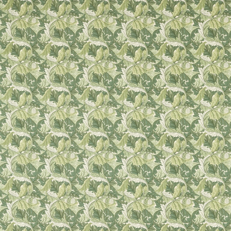 Clarke &amp; Clarke Acanthus Apple/Sage Fabric
