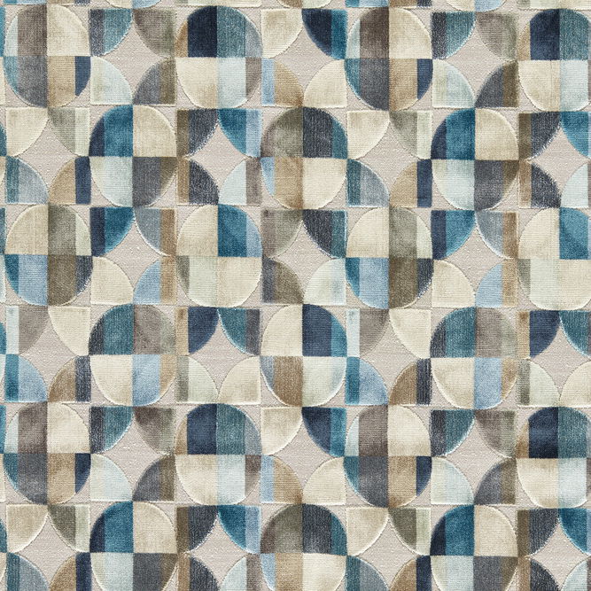 Clarke &amp; Clarke Delaunay Denim Fabric