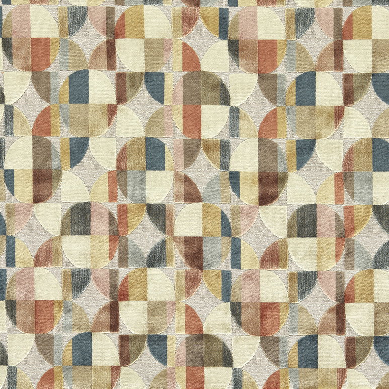 Clarke &amp; Clarke Delaunay Multi Fabric