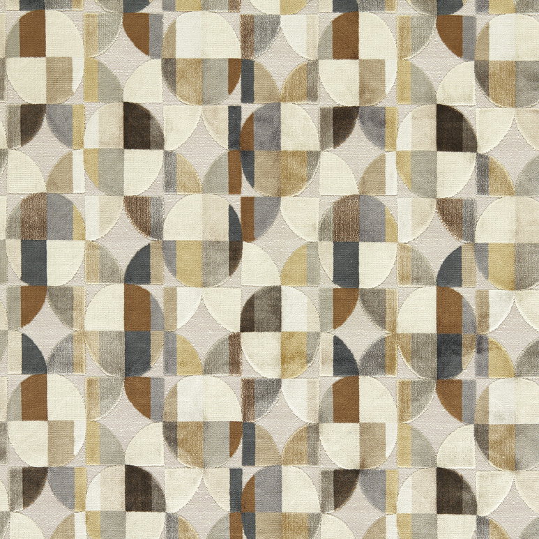 Clarke &amp; Clarke Delaunay Natural Fabric