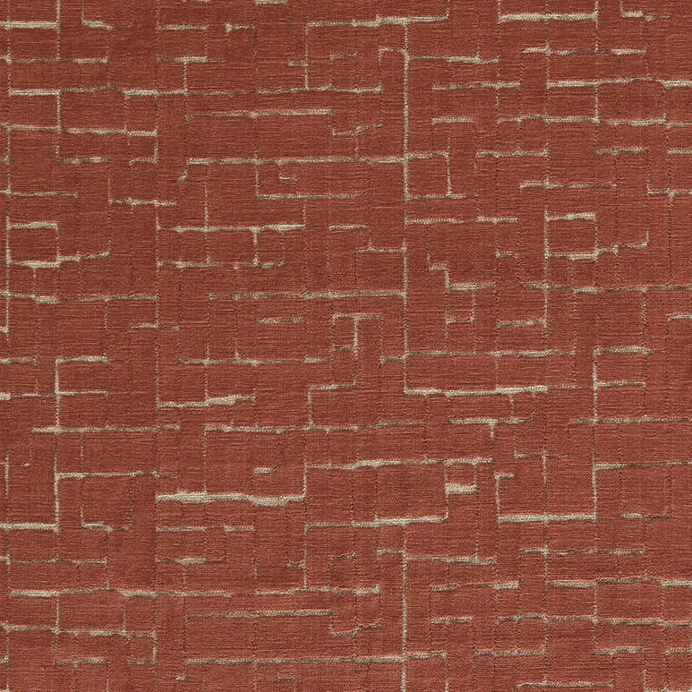 Clarke &amp; Clarke Kupka Copper Fabric