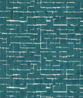 Clarke & Clarke Kupka Peacock Fabric