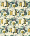 Clarke & Clarke Figura Teal/Mineral Fabric