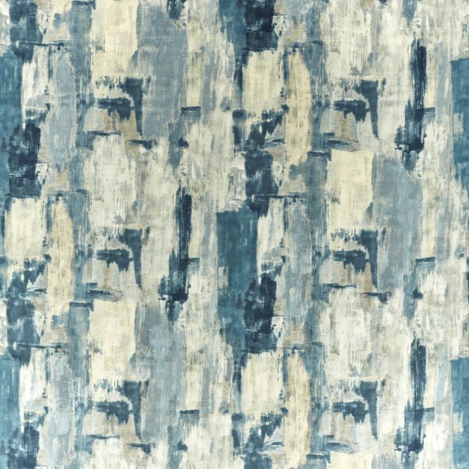 Clarke &amp; Clarke Lagna Denim/Linen Fabric