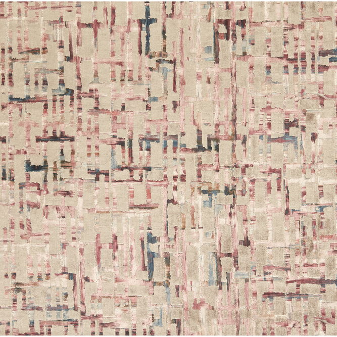 Clarke &amp; Clarke Quadrata Blush/Natural Fabric