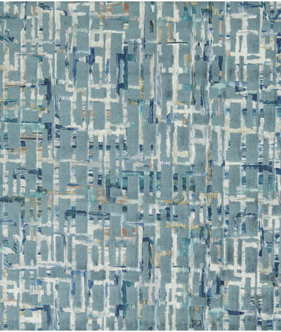 Clarke & Clarke Quadrata Teal/Mineral Fabric