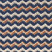 Clarke & Clarke Sagoma Midnight/Spice Fabric