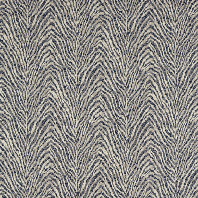Clarke &amp; Clarke Manda Midnight/Linen Fabric