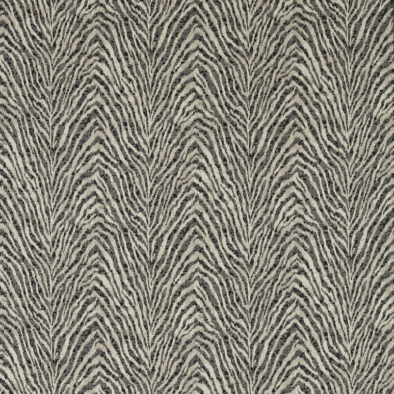 Clarke &amp; Clarke Manda Noir/Linen Fabric