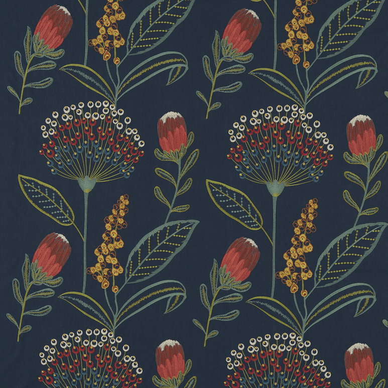 Clarke &amp; Clarke Protini Midnight Fabric