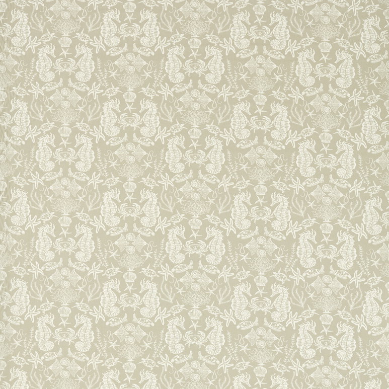 Clarke &amp; Clarke Aquarium Natural Fabric