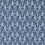 Clarke & Clarke Aquarium Navy Fabric