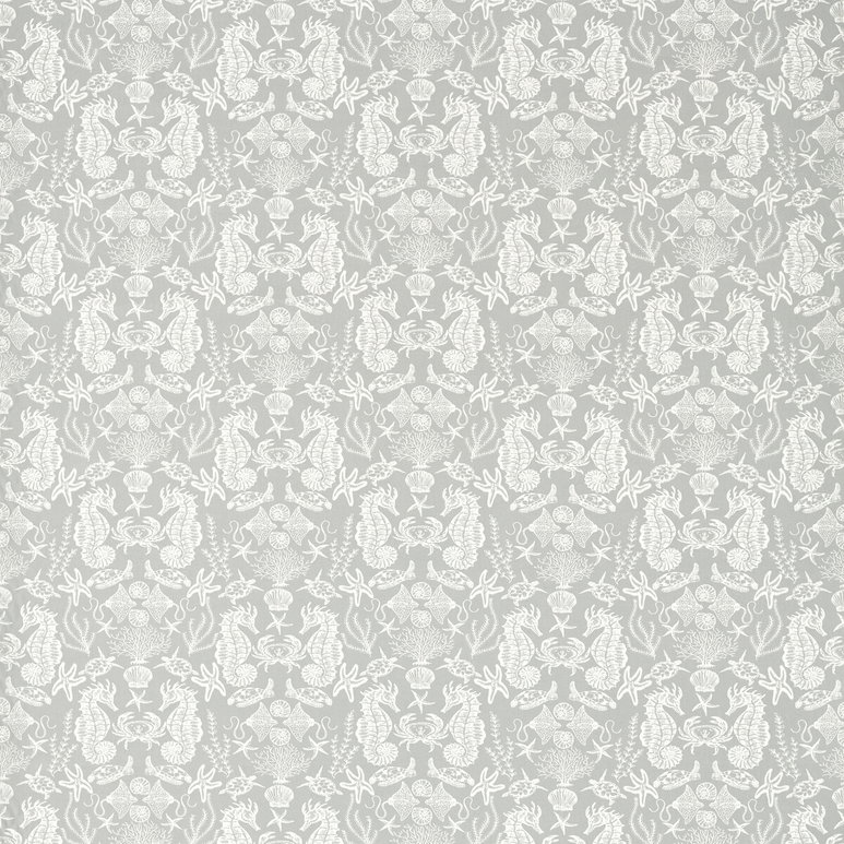 Clarke &amp; Clarke Aquarium Smoke Fabric