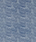 Clarke & Clarke Fin Navy Fabric