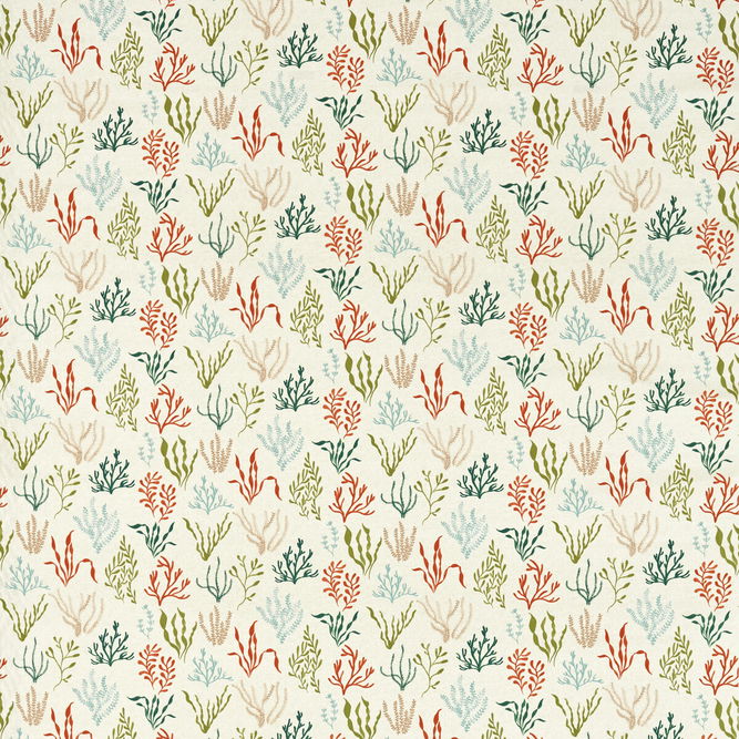 Clarke &amp; Clarke Portside Coral/Mineral Fabric