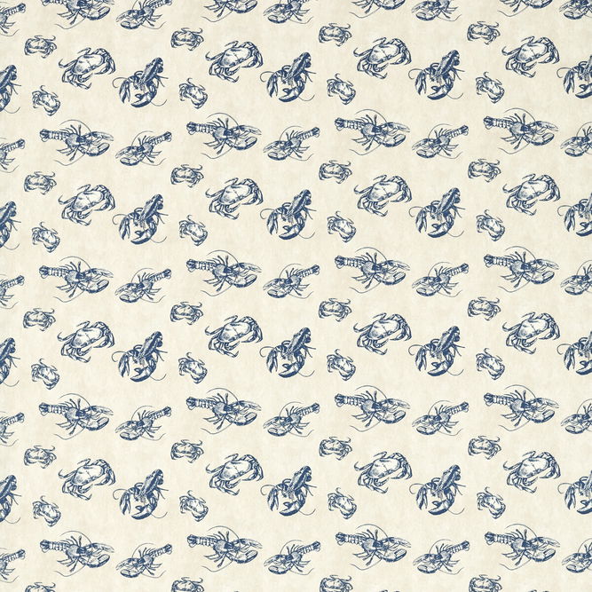 Clarke &amp; Clarke Shellfish Ink Fabric