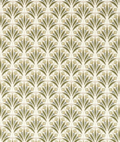 Clarke & Clarke Attingham Sage Blush Fabric