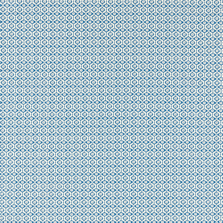 Clarke &amp; Clarke Giverny Cobalt Fabric