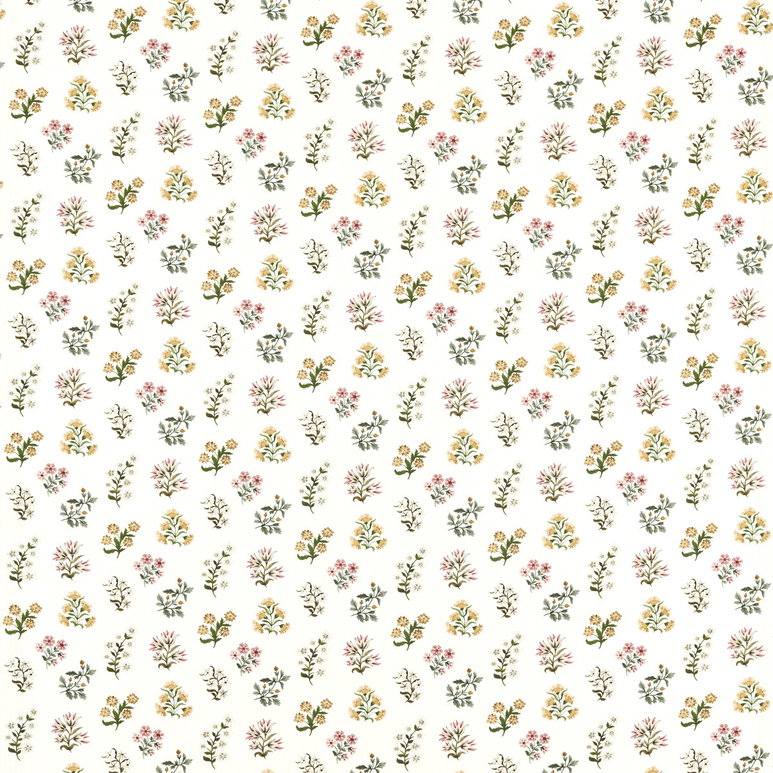 Clarke &amp; Clarke Leiden Blush Ochre Fabric