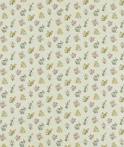 Clarke & Clarke Leiden Blush Sage Fabric