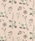 Clarke & Clarke Roseraie Blush Fabric
