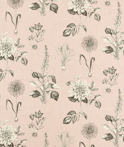 Clarke & Clarke Roseraie Blush Fabric