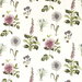Clarke & Clarke Roseraie Summer Fabric