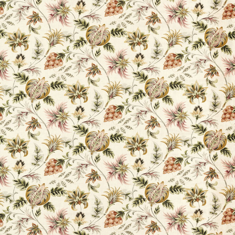 Clarke &amp; Clarke Sizergh Blush Sage Fabric