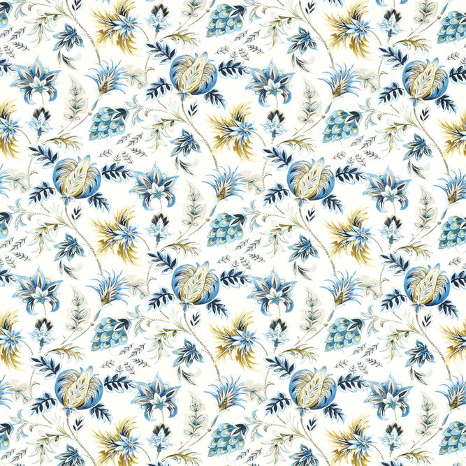 Clarke &amp; Clarke Sizergh Cobalt Fabric