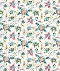 Clarke & Clarke Sizergh Teal Berry Fabric