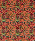 Clarke & Clarke Bosque Dreams Velvet Coral Fabric