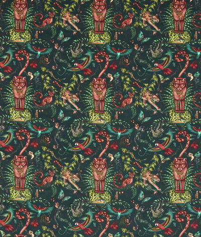 Clarke & Clarke Bosque Dreams Velvet Forest Fabric