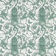 Clarke & Clarke Bosque Dreams Jacquard Seafoam Fabric