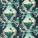 Clarke & Clarke Highlandia Velvet Marine Fabric