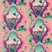 Clarke & Clarke Highlandia Velvet Pink Fabric