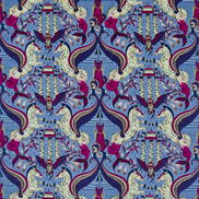 Clarke & Clarke Odyssey Mythos Velvet Periwinkle Fabric
