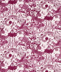 Clarke & Clarke Paradise Lost Pink Fabric