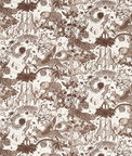 Clarke & Clarke Paradise Lost Sepia Fabric