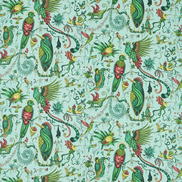 Clarke & Clarke Quetzal Aqua Fabric