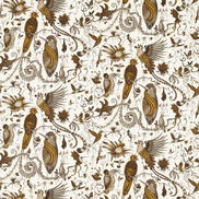 Clarke & Clarke Quetzal Gold Fabric