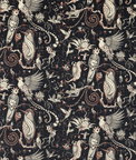 Clarke & Clarke Quetzal Velvet Charcoal Fabric