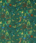 Clarke & Clarke Quetzal Velvet Teal Fabric
