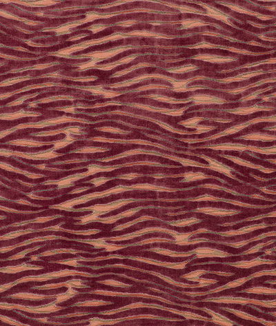Clarke & Clarke Wildstripe Coral Fabric