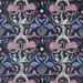 Clarke & Clarke Wonder World Velvet Berry Fabric