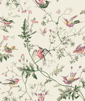 Cole & Son Hummingbirds Cotton Print Classic Multi Fabric