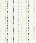 Seabrook Designs Volcano Stripe Green & Gold Wallpaper
