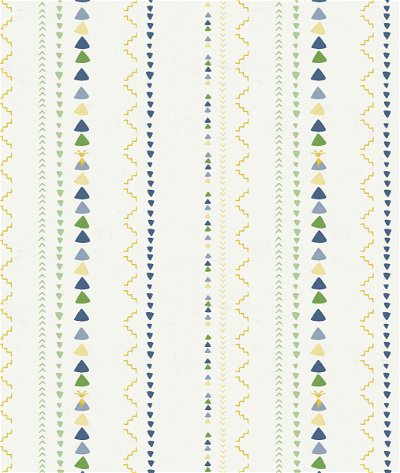 Seabrook Designs Volcano Stripe Green & Gold Wallpaper