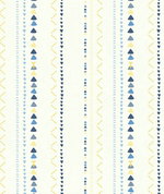 Seabrook Designs Volcano Stripe Gold & Blue Wallpaper