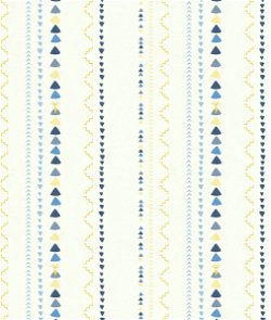 Seabrook Designs Volcano Stripe Gold & Blue Wallpaper